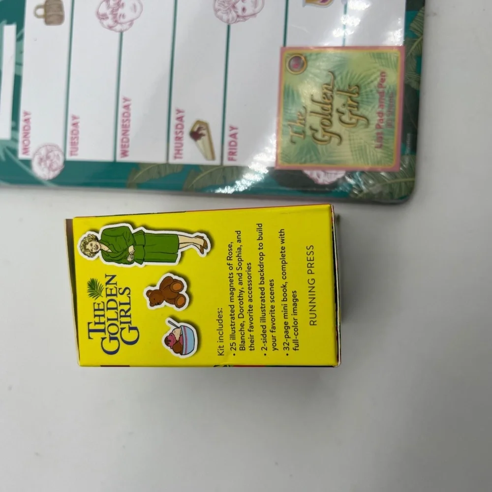 Brand New/Never Used Golden Girls Magnets + Planning Calendar